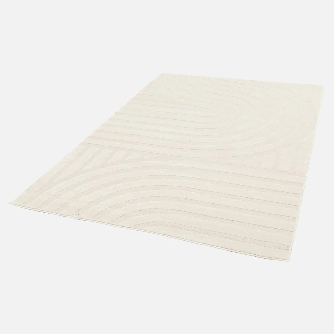 Tappeto interno con archi color crema