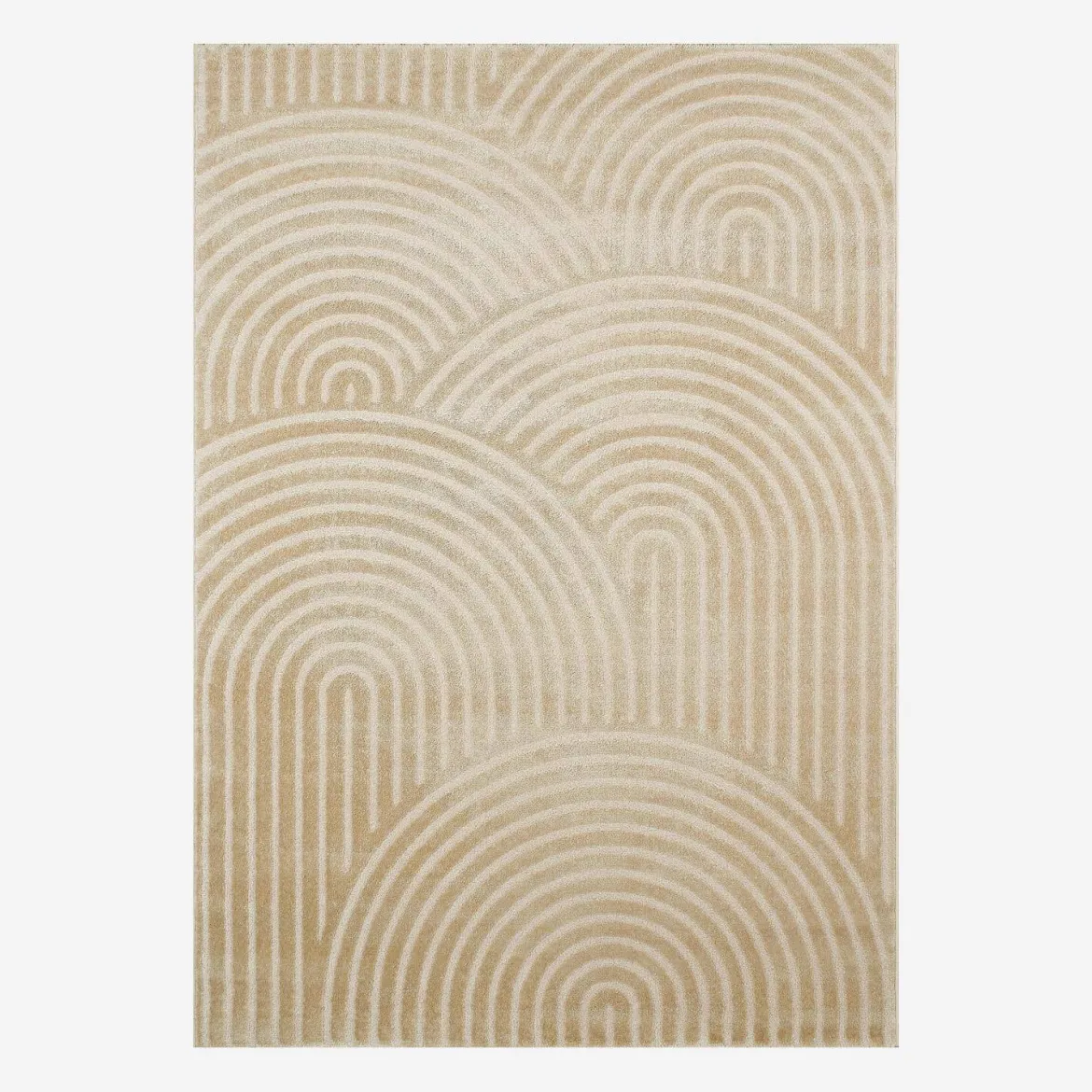 Tappeto interno motivo archi beige