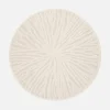 Tappeto interno rotondo crema, 160cm