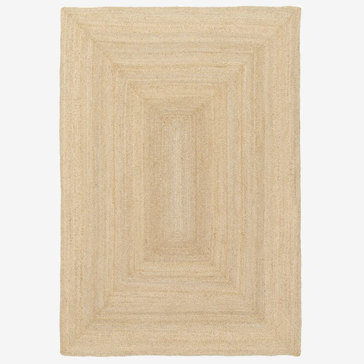 Tappeto interno rettangolare in juta, naturale