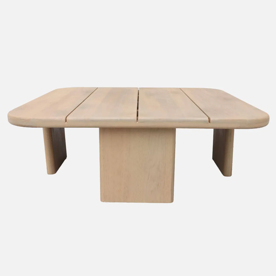 Tavolino da giardino quadrato in legno di acacia, 70cm