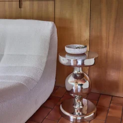 Tavolino da salotto e comodino in acciaio inossidabile