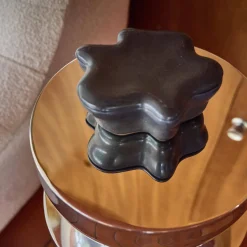 Tavolino, tavolino da salotto, comodino in acciaio inossidabile Ø32 x H46,5cm