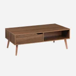 Tavolino vintage effetto legno