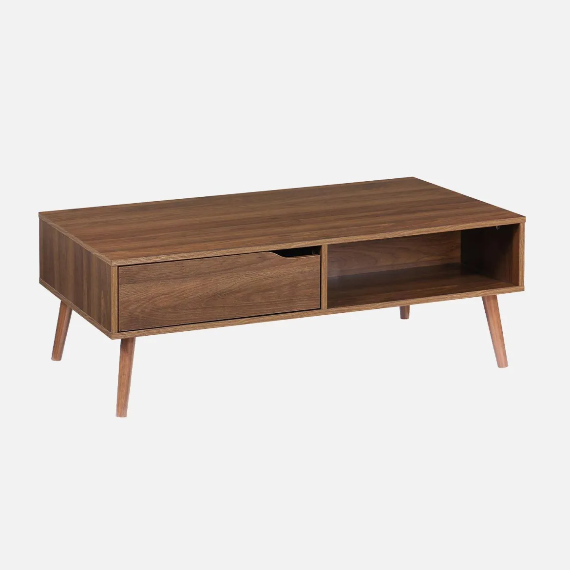 Tavolino vintage effetto legno