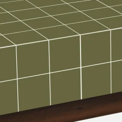 Tavolino da caffè con motivo a piastrelle effetto ceramica opaca
