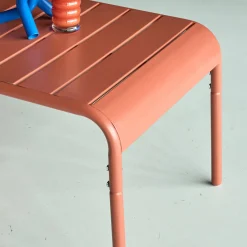 Tavolino da giardino in acciaio, 90 cm