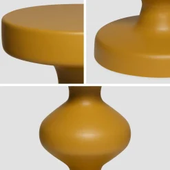 Tavolino, fine divano, comodino in metallo