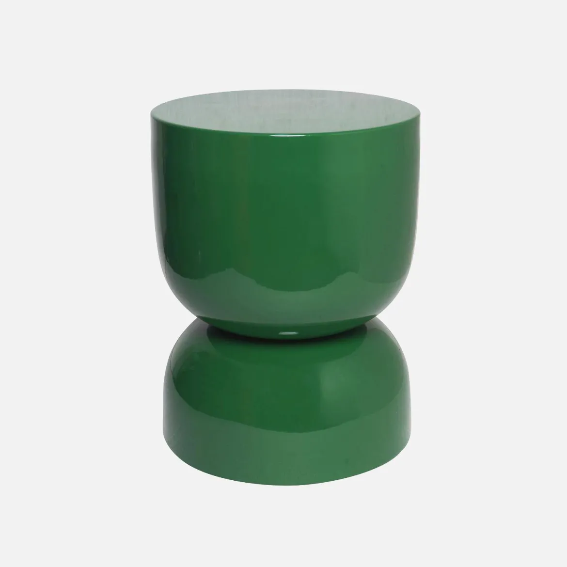 Tavolino in metallo effetto glassy, 42cm