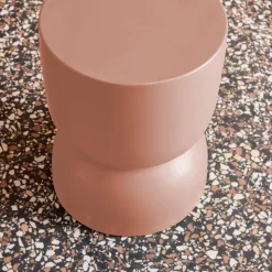 Tavolino, lato divano, comodino metallo, 42cm