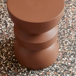 Tavolino, lato divano, comodino metallo
