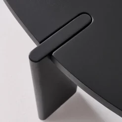 Tavolino ovale in legno di mango massello, 120cm