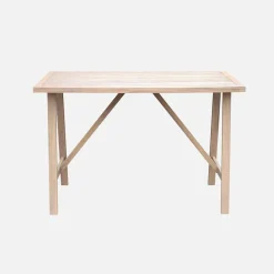 Tavolo alto da giardino in legno di acacia 4 posti