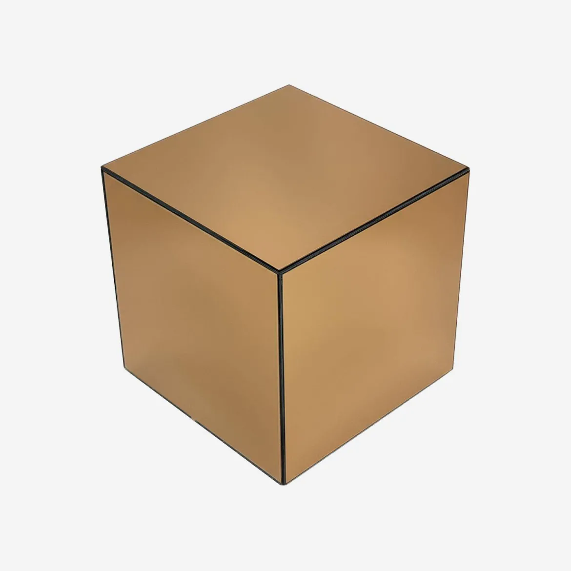 Tavolo cubico a specchio, 30cm