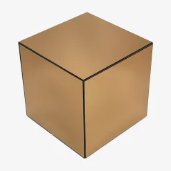 Tavolo cubico a specchio, tavolino da divano
