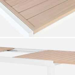 Tavolo da giardino allungabile in alluminio 10-12 posti, 320cm