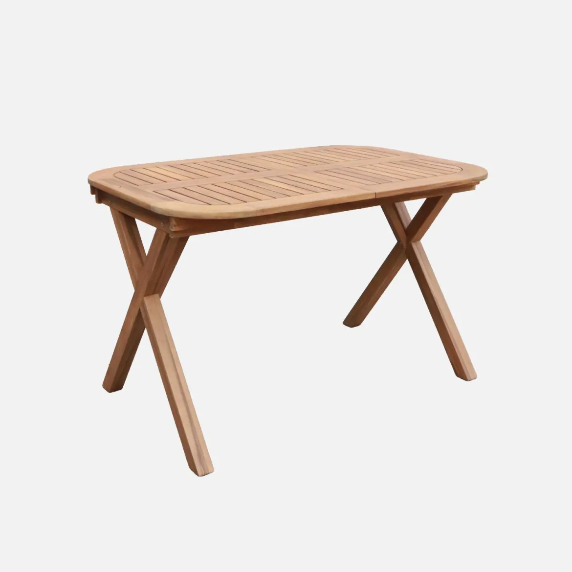 Tavolo da giardino estensibile in legno di acacia, 4-6 posti