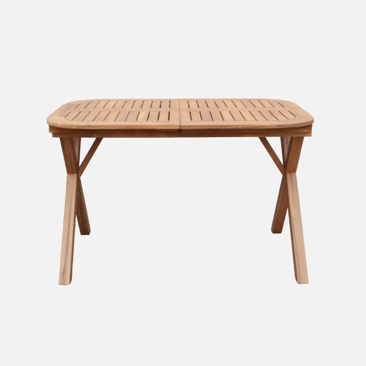 Tavolo da giardino estensibile in legno di acacia, 4-6 posti