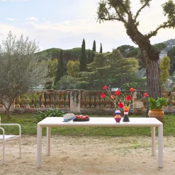 Tavolo da giardino in alluminio, 8 posti