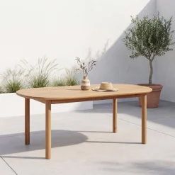Tavolo da giardino in legno di acacia