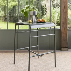 Tavolo da giardino in metallo 2 posti, 70cm