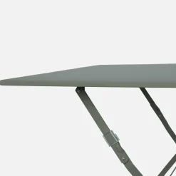 Tavolo da giardino pieghevole in acciaio, 2 posti, 70cm