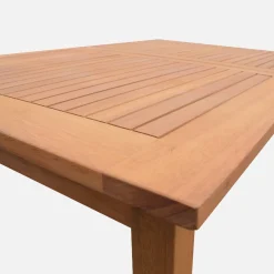 Tavolo da giardino rettangolare allungabile in legno, 6 a 10 posti