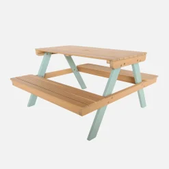 Tavolo da picnic in legno per bambini, 4 posti