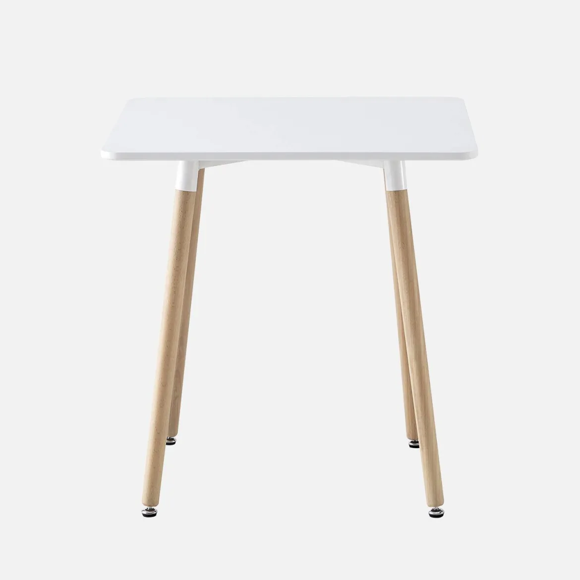 Tavolo da pranzo quadrato scandinavo in legno 2 posti