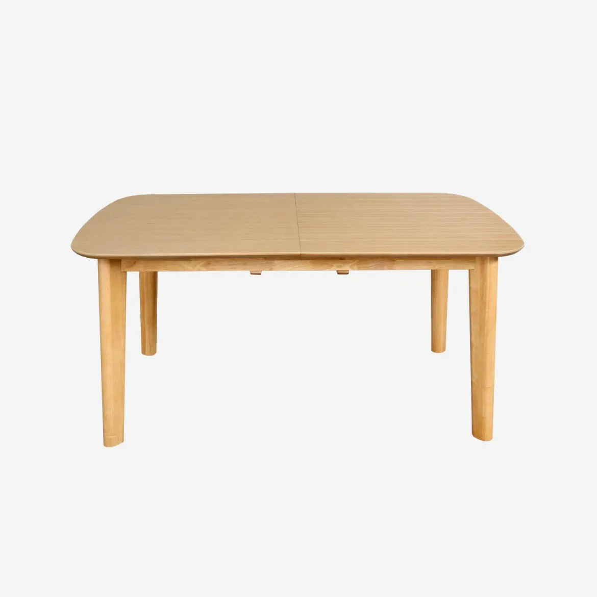 Tavolo da pranzo rettangolare allungabile 160 - 210 cm, rivestito in rovere e metallo