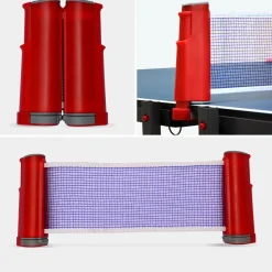 Tavolo ping pong per esterni pieghevole con 2 racchette e 3 palline + copertura in PVC