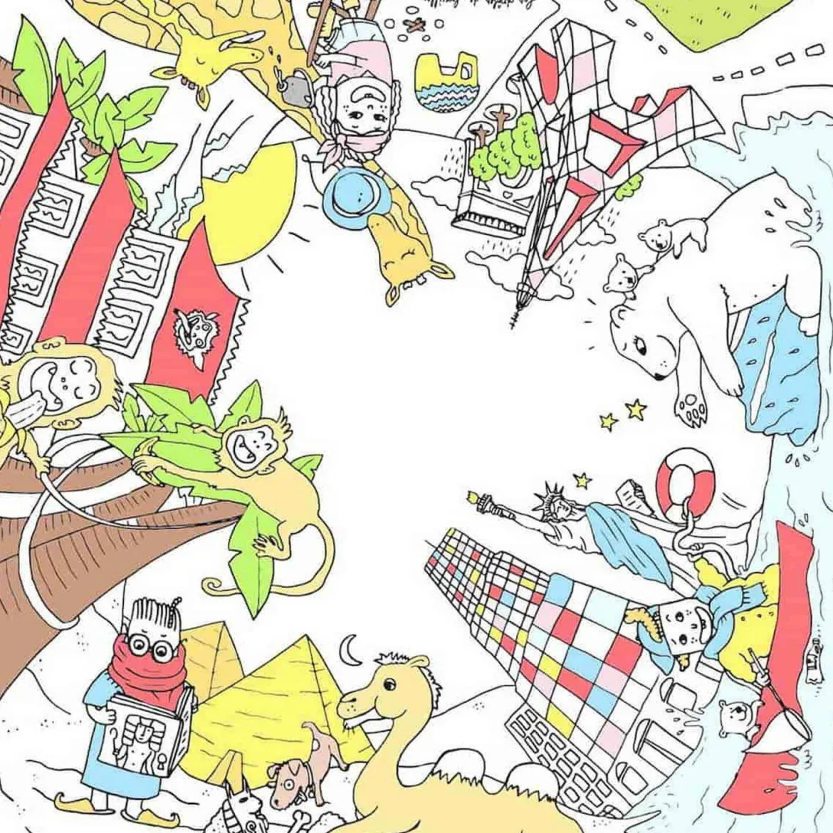 Tavolo da colorare per bambini