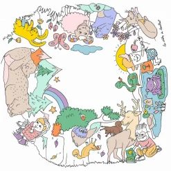Tavolo da colorare per bambini