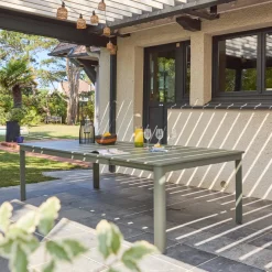 Tavolo da giardino allungabile in alluminio, 12 posti