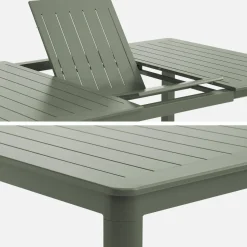 Tavolo da giardino allungabile in alluminio, 12 posti