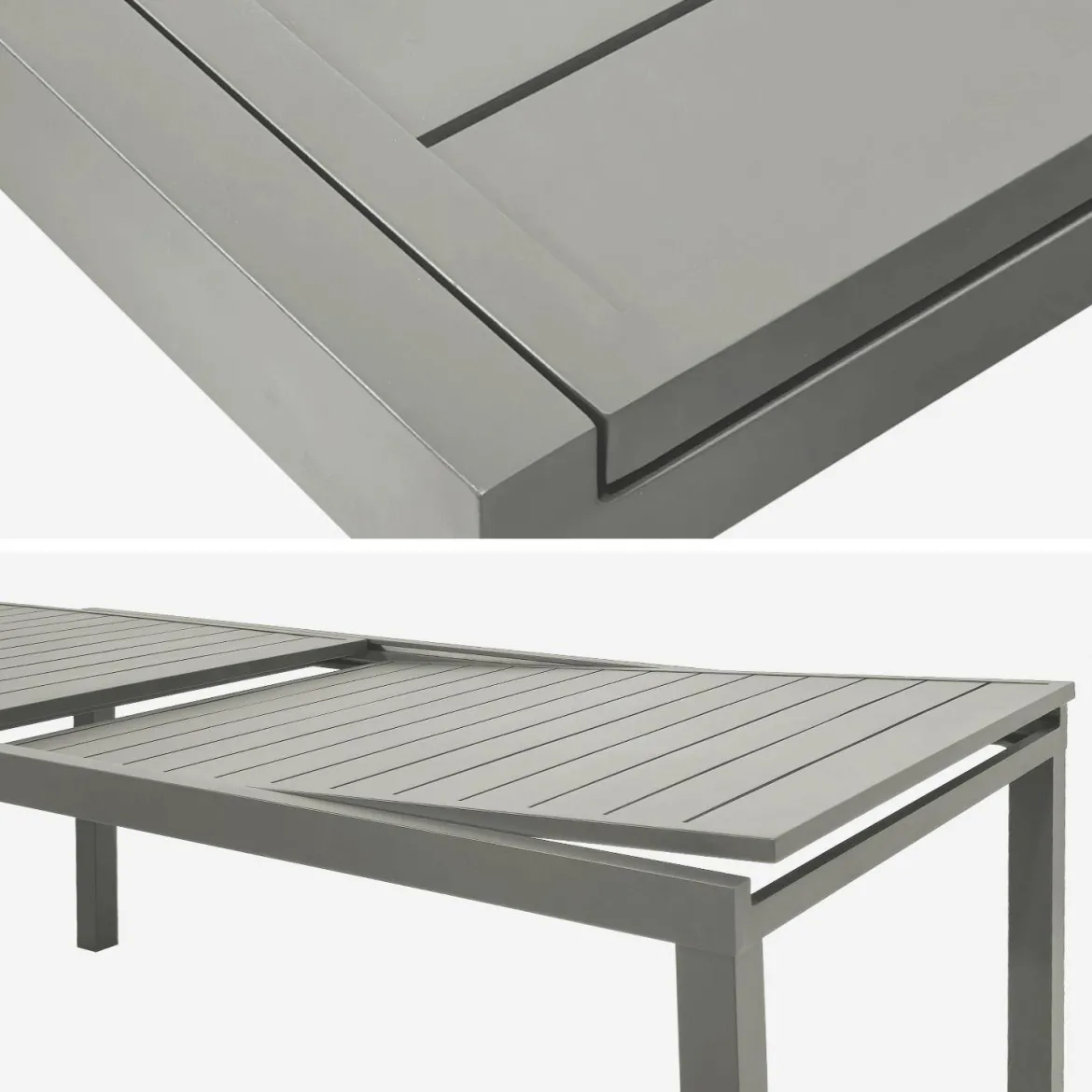 Tavolo da giardino allungabile in alluminio 10-12 posti, 320cm
