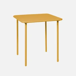Tavolo da giardino in metallo 2 posti, 70cm