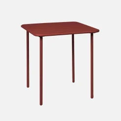 Tavolo da giardino in metallo 2 posti, 70cm