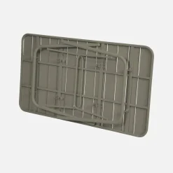 Tavolo da giardino pieghevole in metallo 6 posti, 140cm