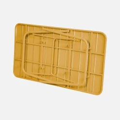 Tavolo da giardino pieghevole in metallo 6 posti, 140cm