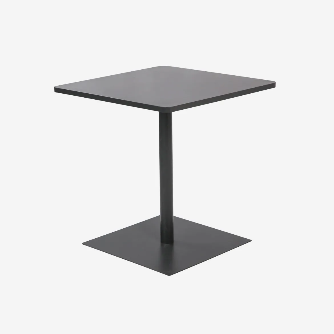 Tavolo da giardino quadrato in acciaio, 70cm