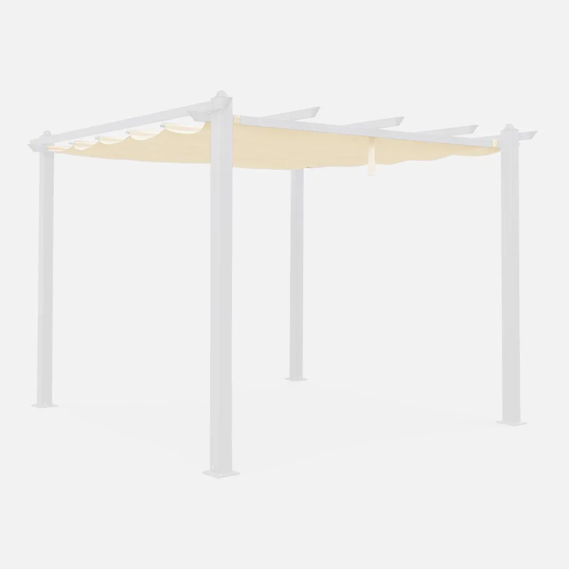 Telone per pergola condate in poliestere 3x3 m