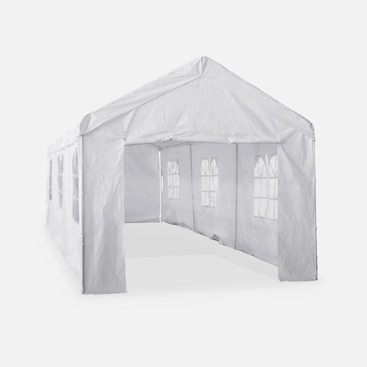 Tendone per festei, 3x9m, bianco