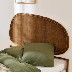 Testata in rattan scuro
