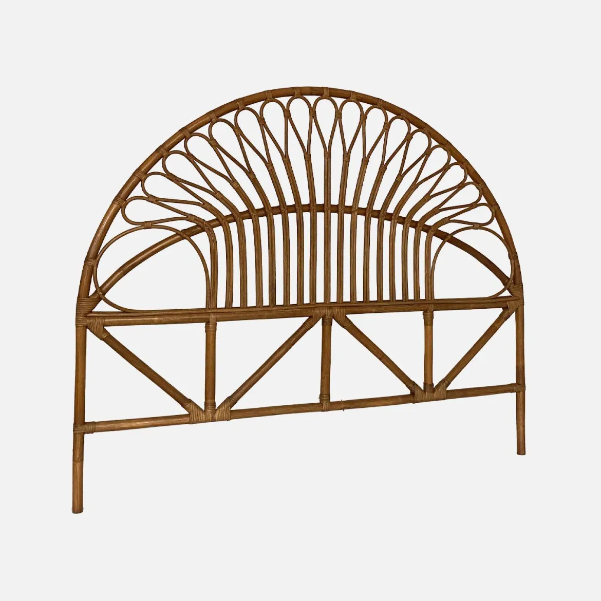 Testata in rattan scuro