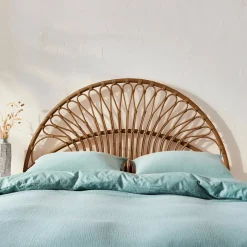 Testata in rattan scuro