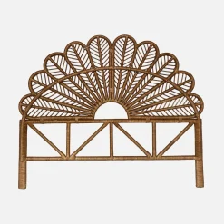 Testata in rattan scuro