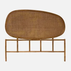 Testata in rattan scuro