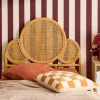 Testiera esotica in rattan