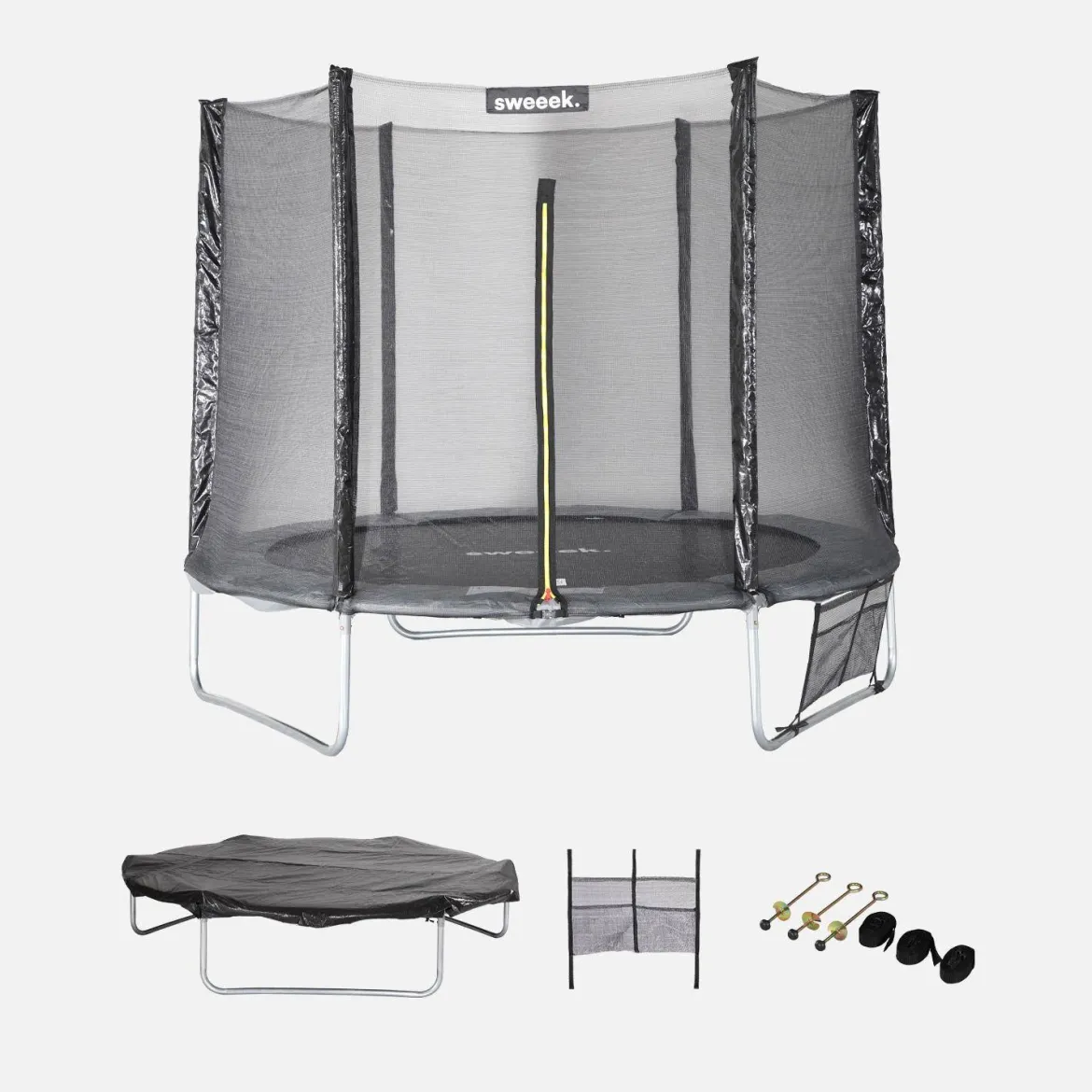 Trampolino 250cm con confezione di accessori